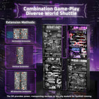 Cyberpunk Marble Run – LED Mechanical Kit