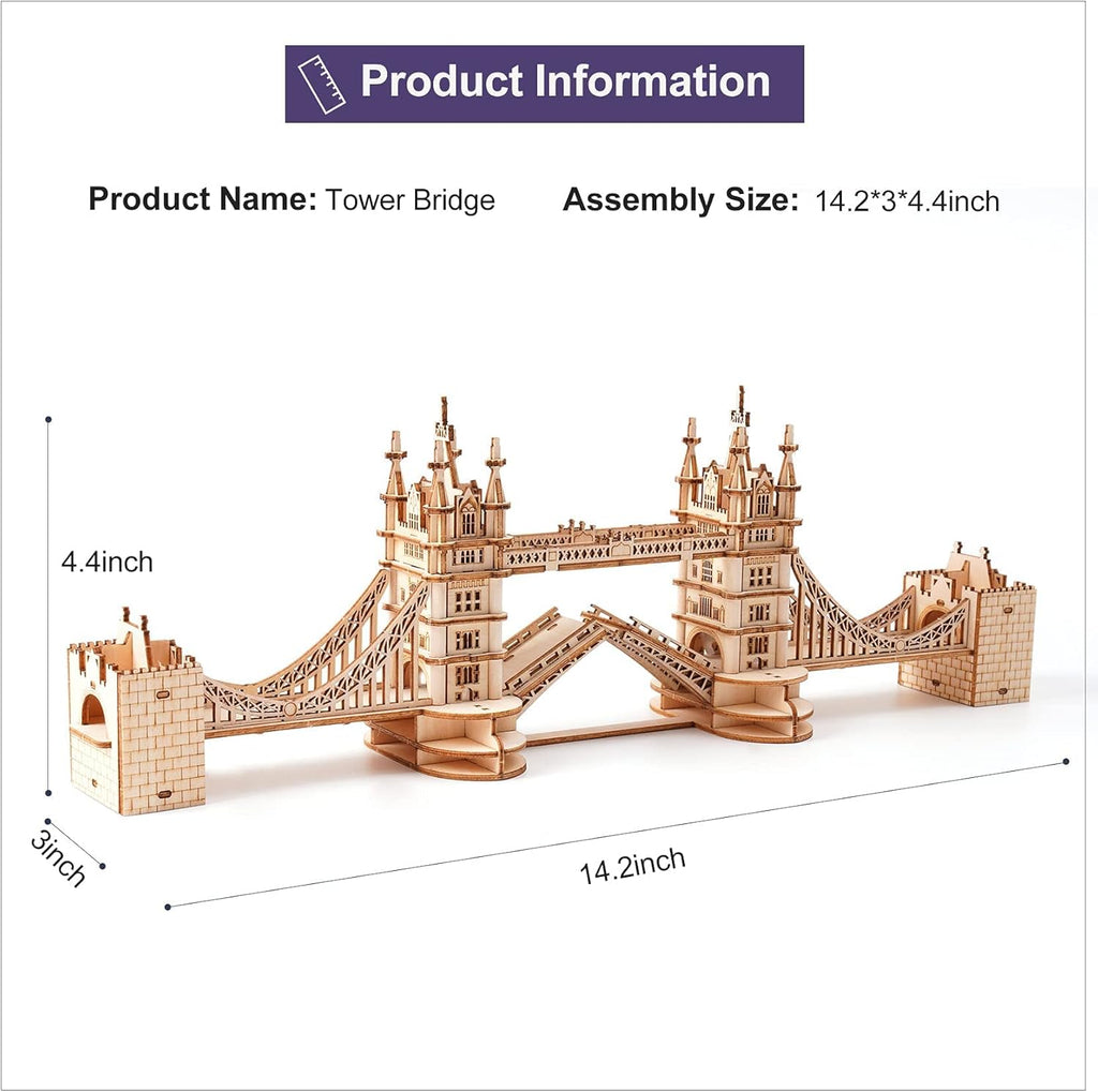 Tower Bridge – Wooden Model Kit