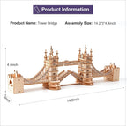 Tower Bridge – Wooden Model Kit