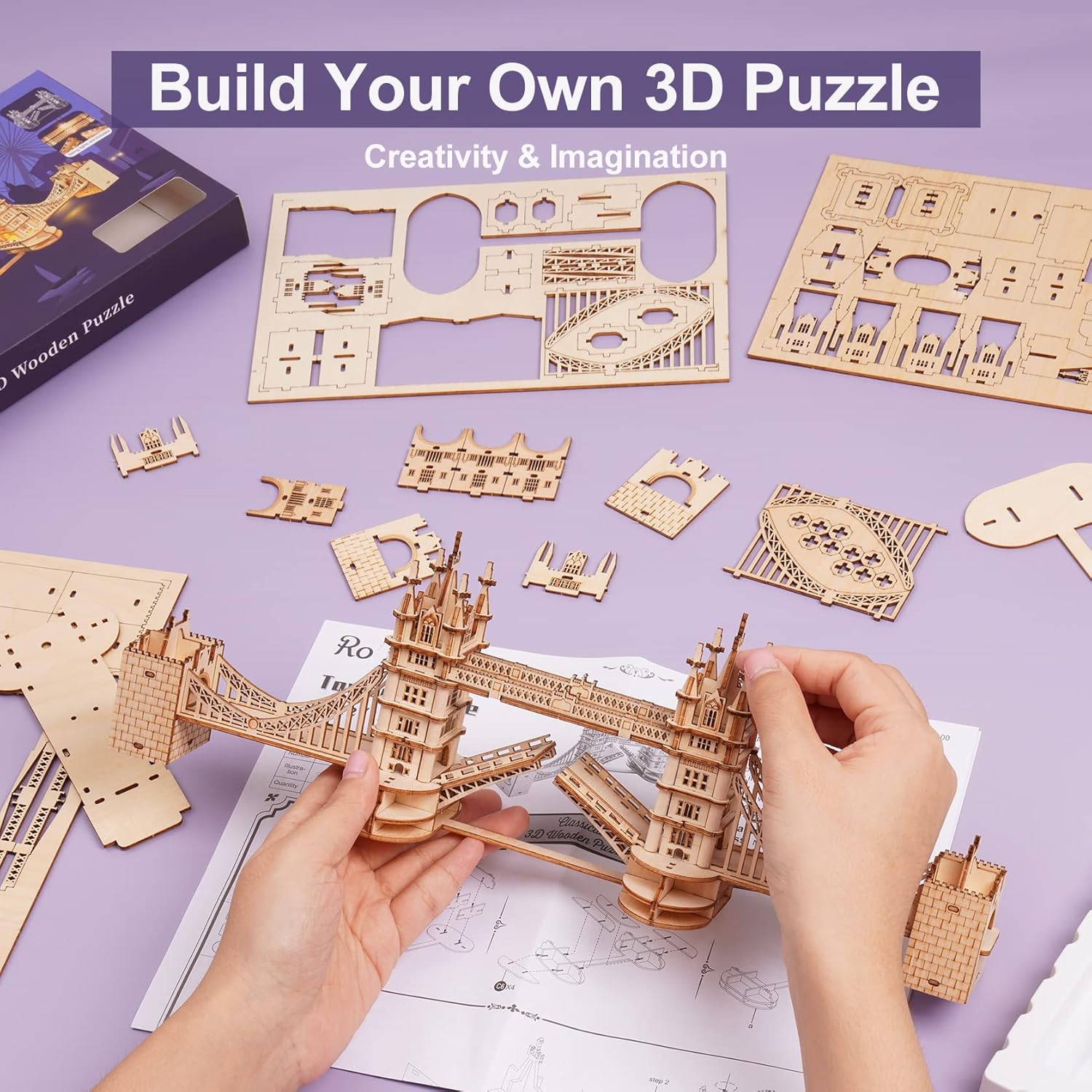 Tower Bridge – Wooden Model Kit