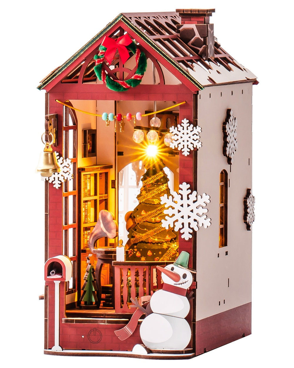 Christmas Street Book Nook – DIY Model Kit