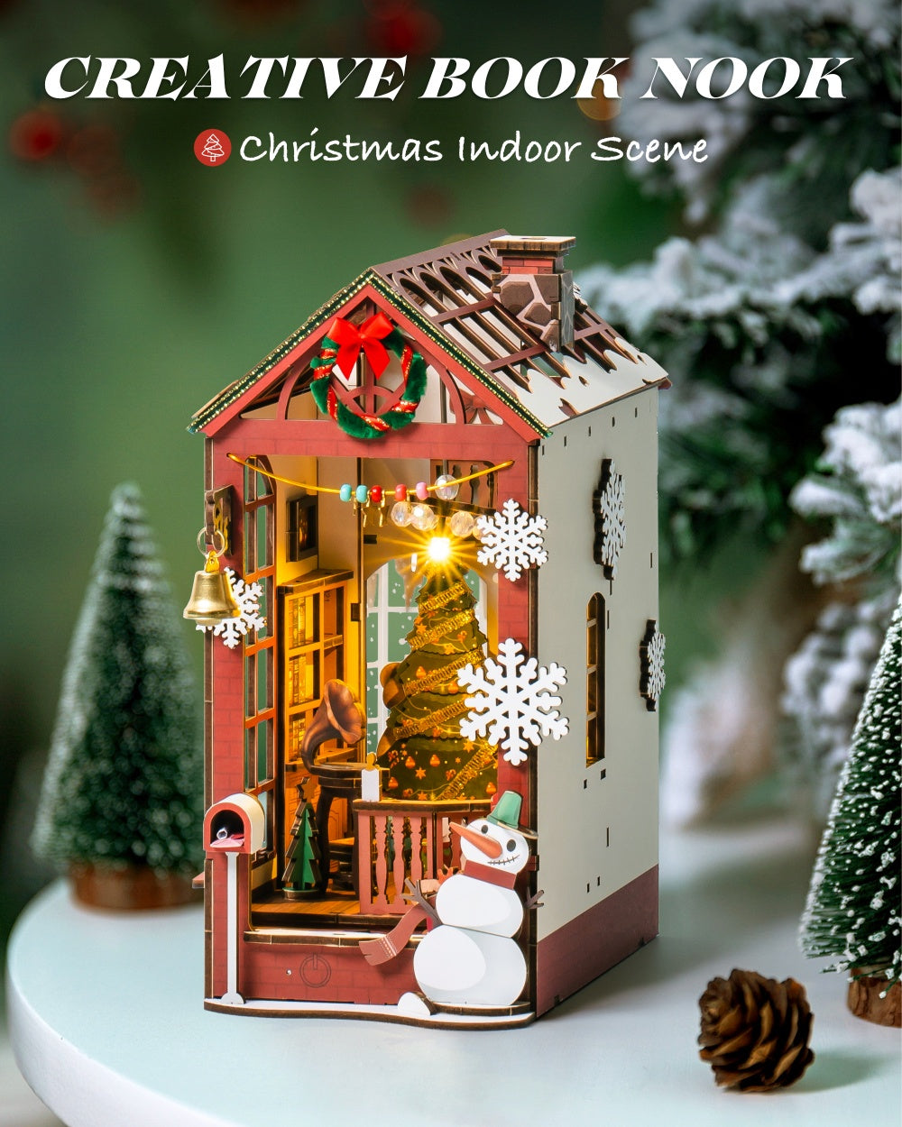 Christmas Street – DIY Book Nook Kit
