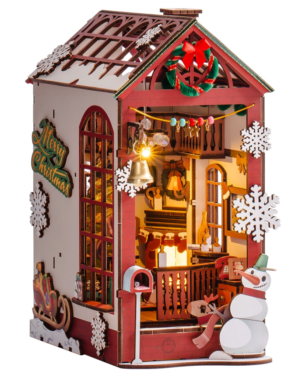 Christmas Street Book Nook – DIY Model Kit