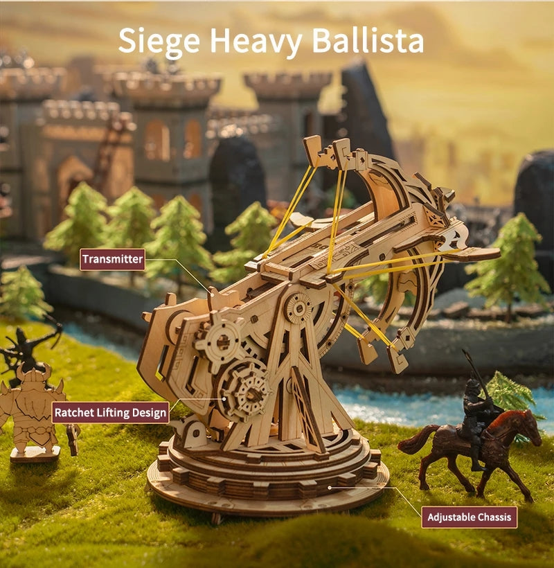 Siege Ballista – 3D Wooden Model Kit