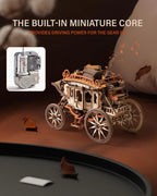 Stagecoach Music Box – Wooden Model Kit