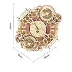 Zodiac Wall Clock – 3D Wooden Model Kit