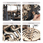 Marble Night City - DIY Mechanical Model Kit
