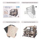 Marble Night City - DIY Mechanical Model Kit