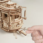 Classic City Tram – Wooden Model Kit