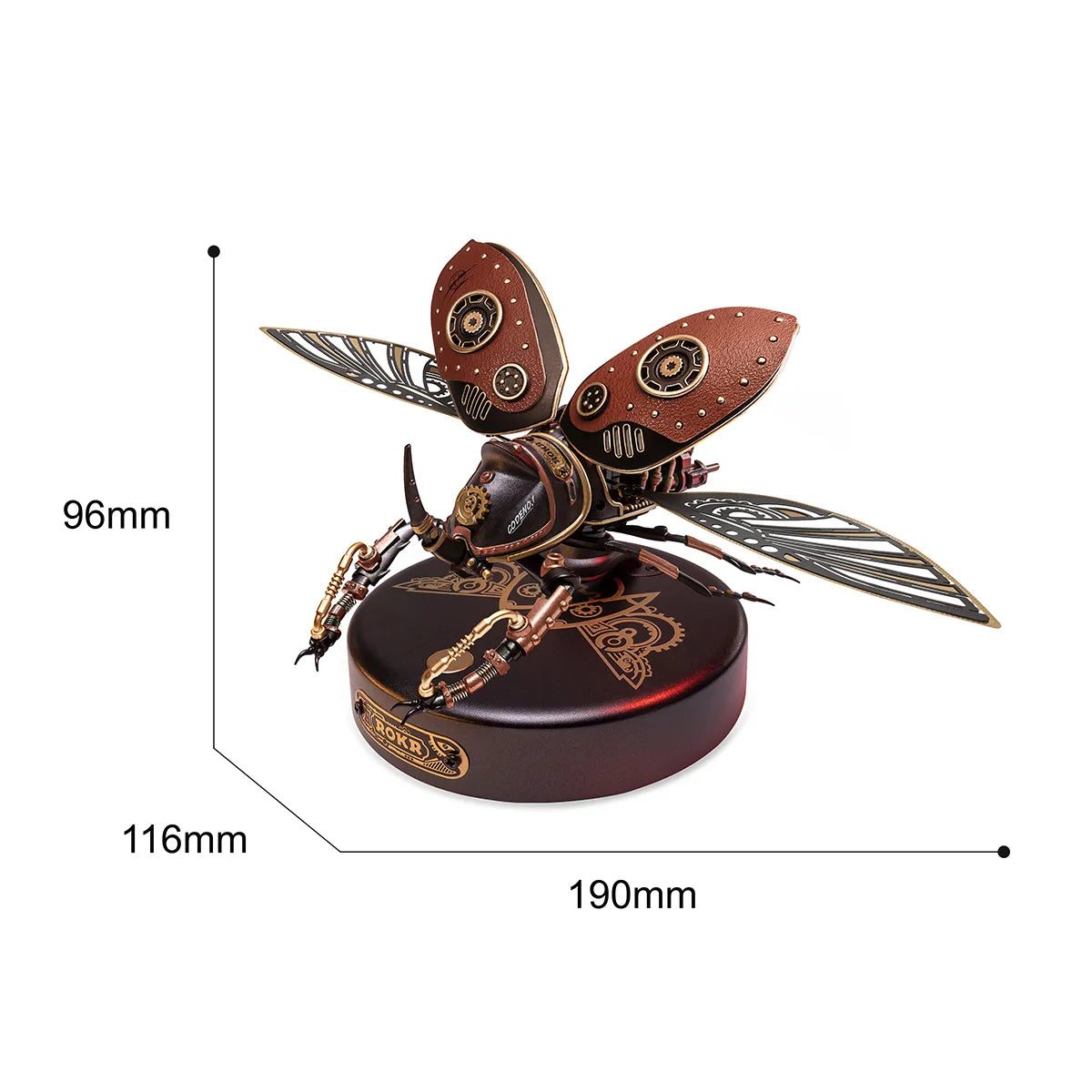 Rhinoceros Beetle – 3D Metal Model Kit