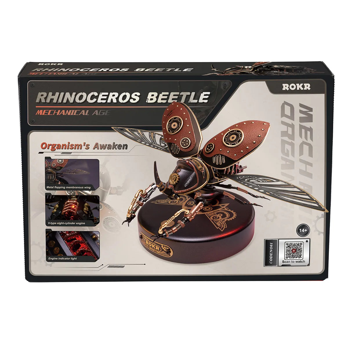 Rhinoceros Beetle – DIY Steampunk Model Kit