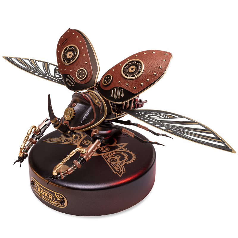 Rhinoceros Beetle – 3D Metal Model Kit