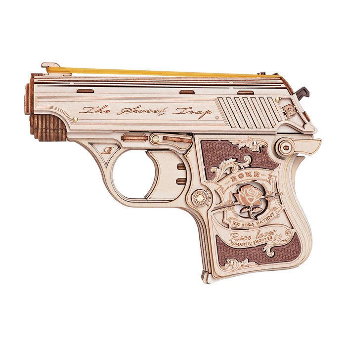 ROKR Mini Gun – DIY Mechanical Model Kit