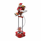 Santa on Skis – 3D Wooden Pendulum Balance Toy Kit