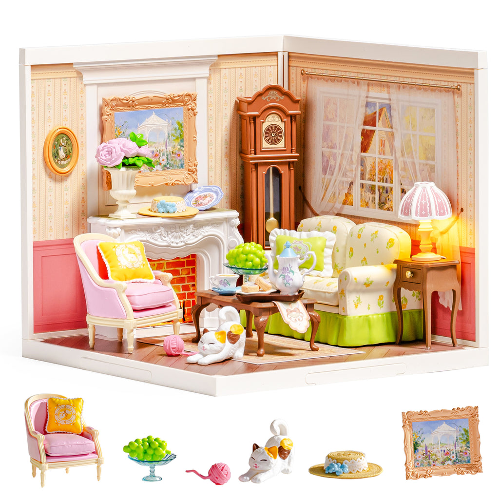 Countryside Mini House Collection – DIY Miniature House Kit (3 Designs)