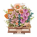 Wooden Blooming Book – DIY Wooden Flower Bouquet Kit