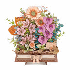 Wooden Blooming Book – DIY Wooden Flower Bouquet Kit