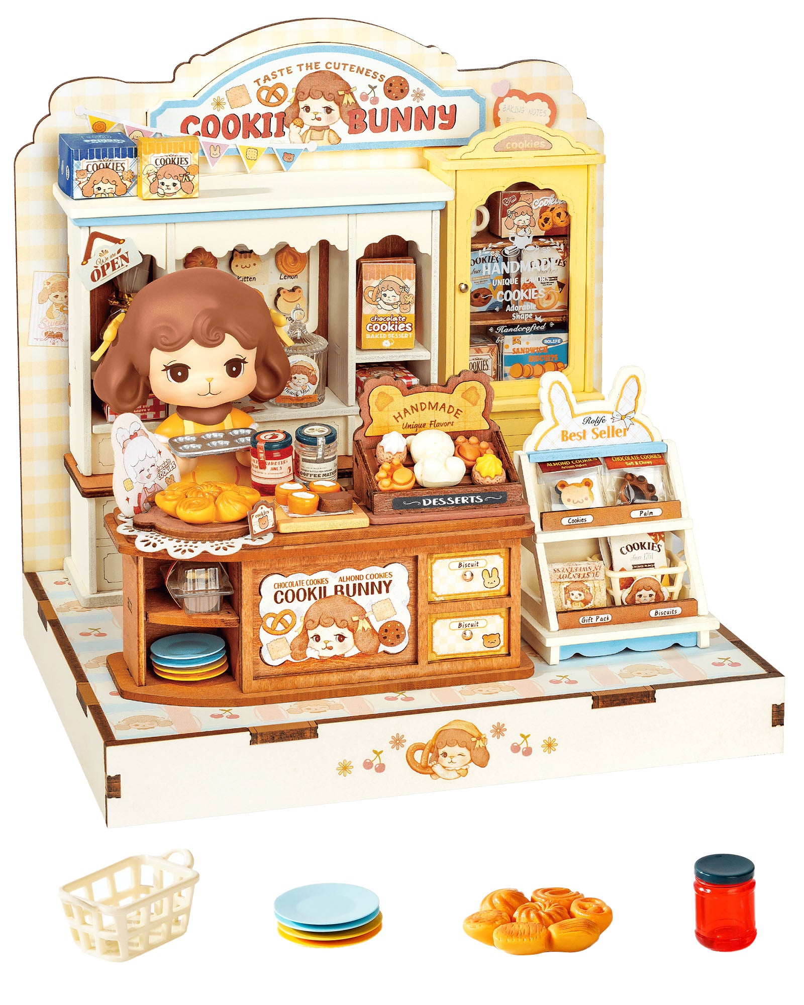 Cookii Bunny’s Cookie Shop – DIY Miniature House Kit