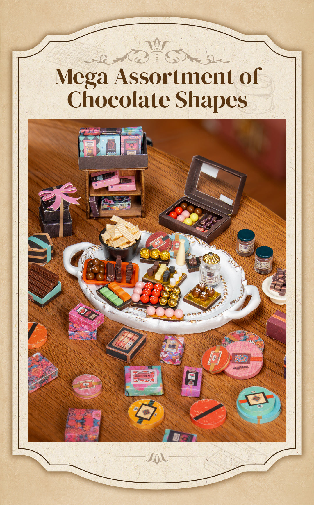 Henry’s Chocolate Shop – DIY Miniature House Kit
