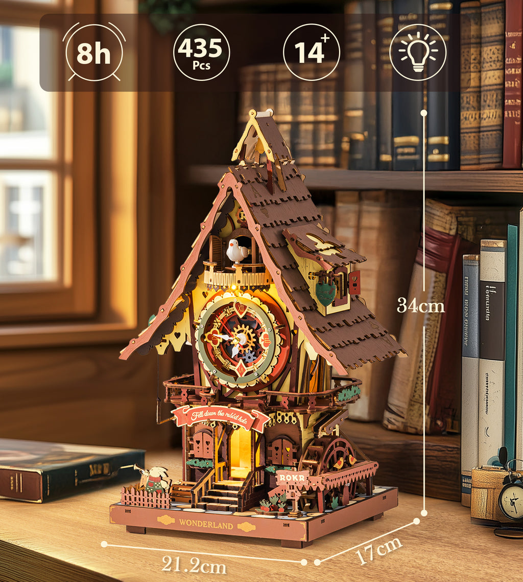 Cuckoo Clock – Mechanical Wooden Model Kit
