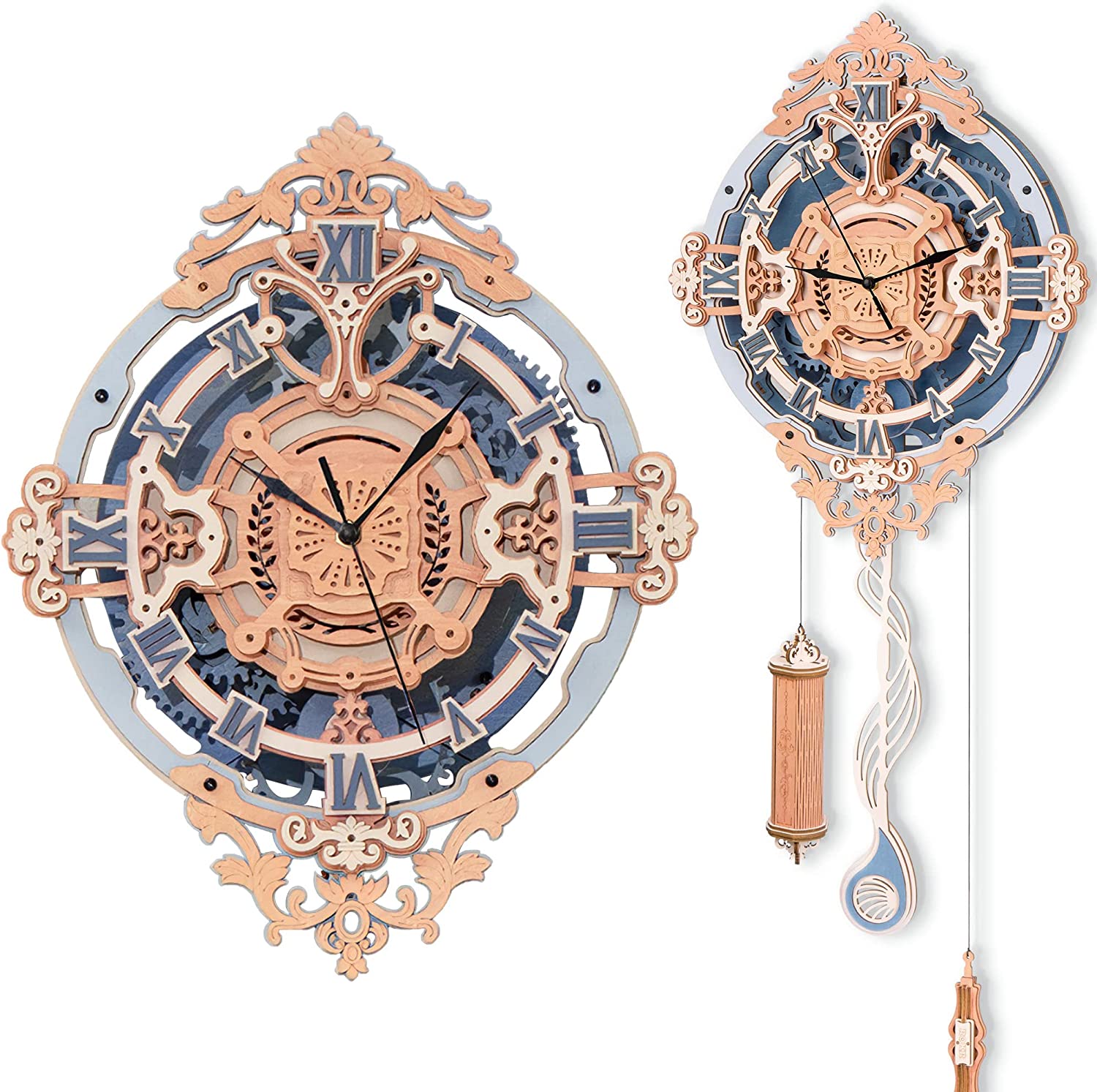 Romantic Notes Wall Clock – Wooden Model Kit