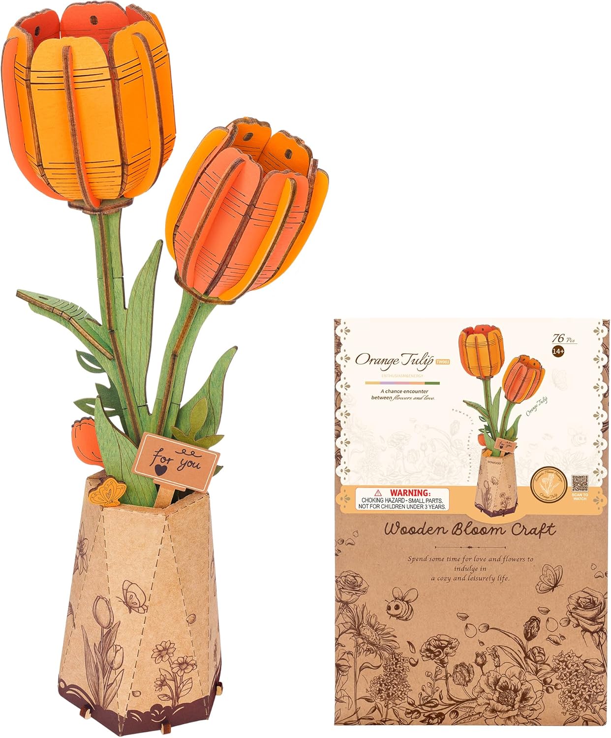 DIY Wooden Flower Bouquet – 16 Styles Available
