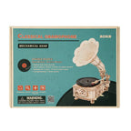 Classic Gramophone (Electric Version) – 3D Wooden Puzzle Kit