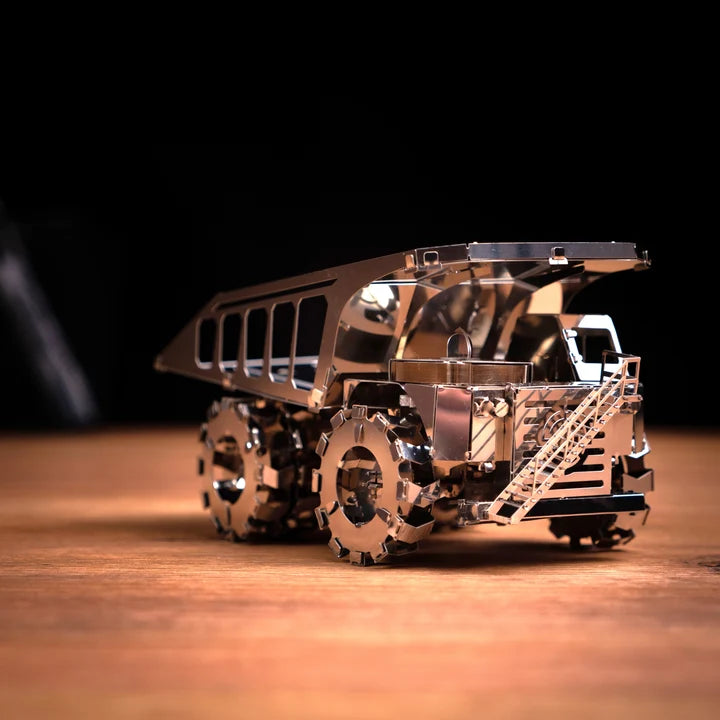 Metal Time Quarry Transporter Mining Truck - DIY Metal Model Kit