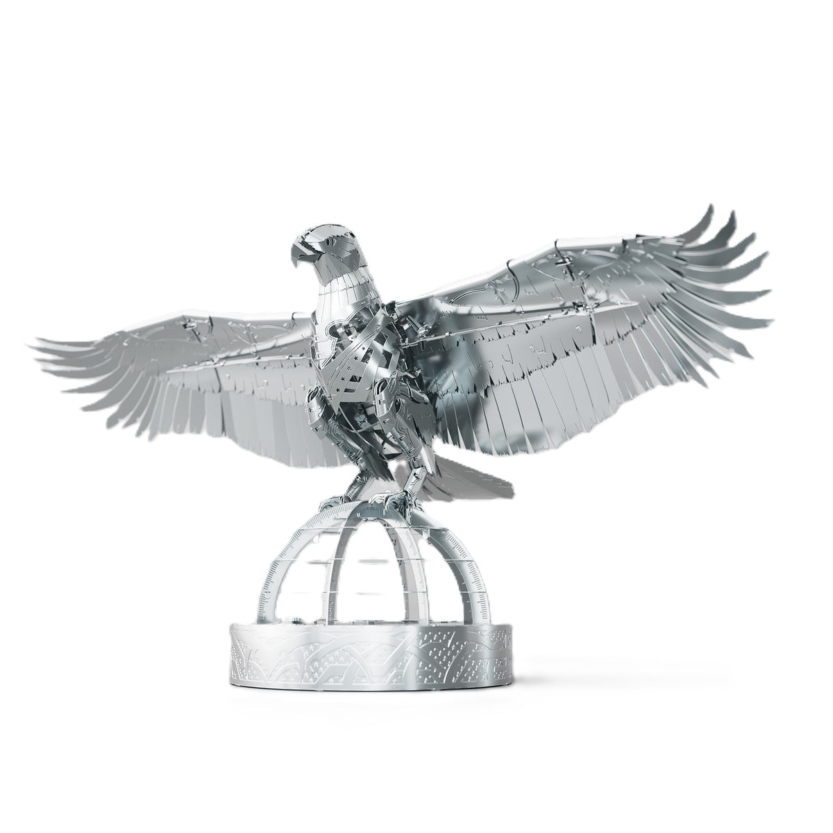 Metal Time Unity Wings Silver Armor Eagle - DIY Metal Model Kit