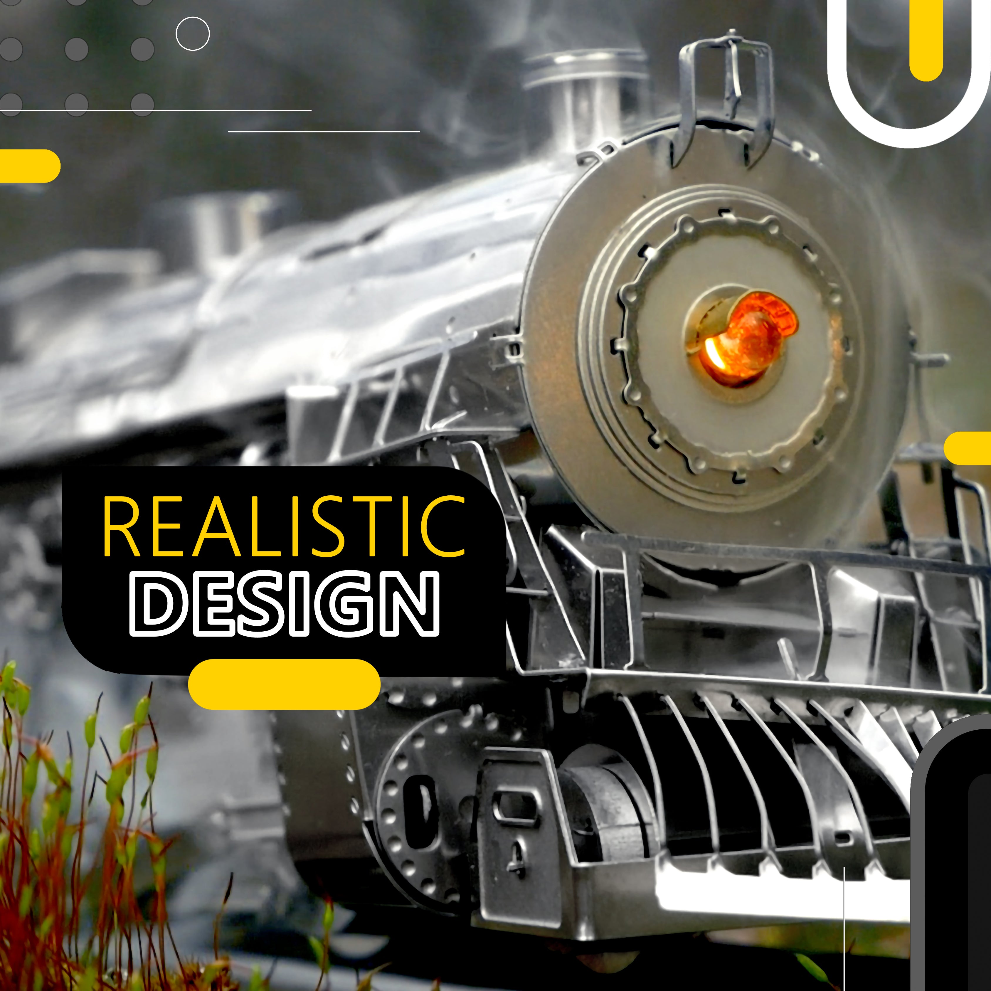 Metal Time Polar Steel Magic Express Mechanical Steam Train – DIY Metal Model Kit