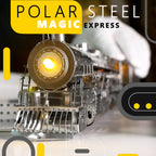Metal Time Polar Steel Magic Express Mechanical Steam Train – DIY Metal Model Kit