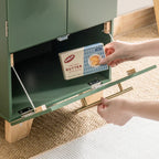 ROBUD Wooden Toy Refrigerator – Vintage Green