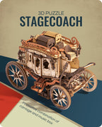 Stagecoach Music Box – Wooden Model Kit