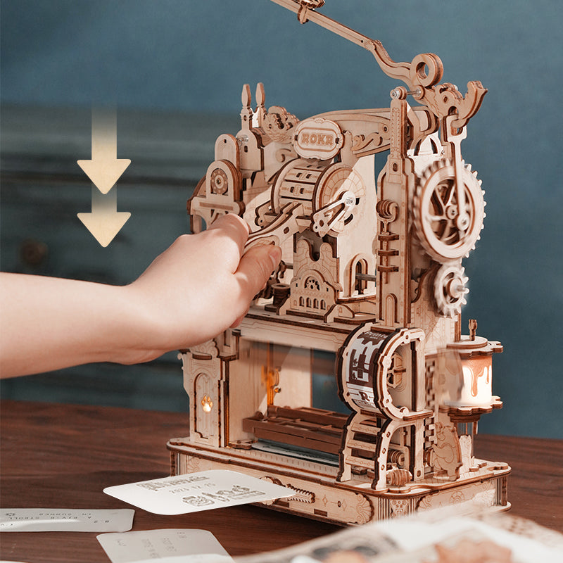 Printing Press – 3D Wooden Model Kit