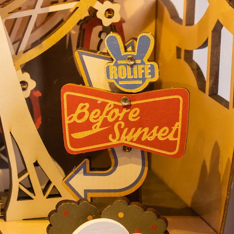 Sunset Carnival Music Box – DIY Mechanical Model Kit