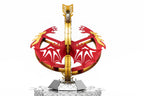 Metal Time Sun Chaser Dragon Style Desk Clock - DIY Metal Model Kit