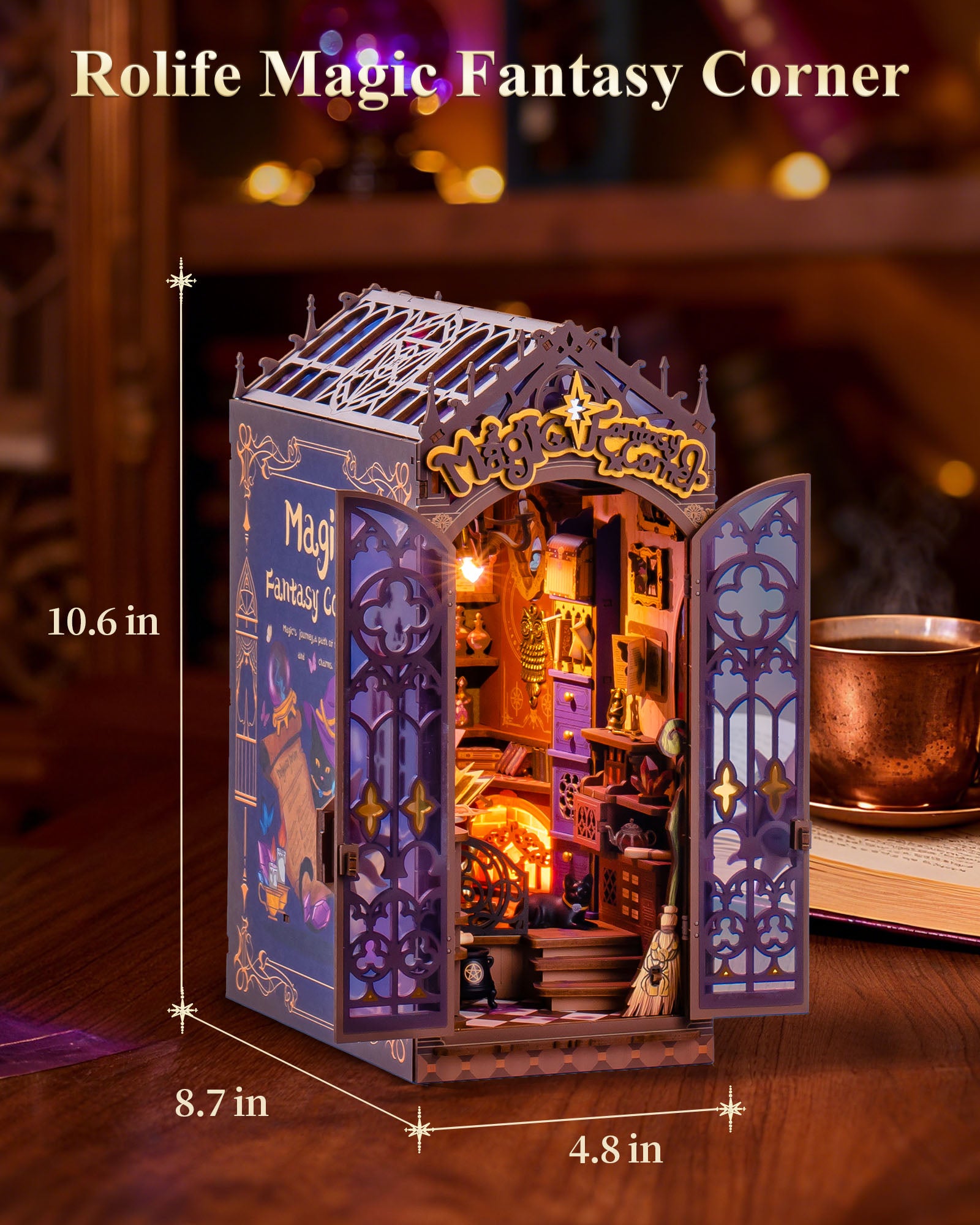 Arcane Magic Corner – Fantasy Book Nook Kit