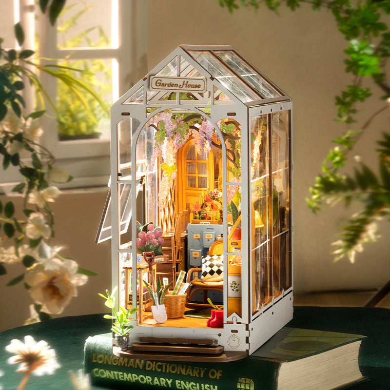 Book Nook Library Series – DIY Miniature Kit (7 Styles)