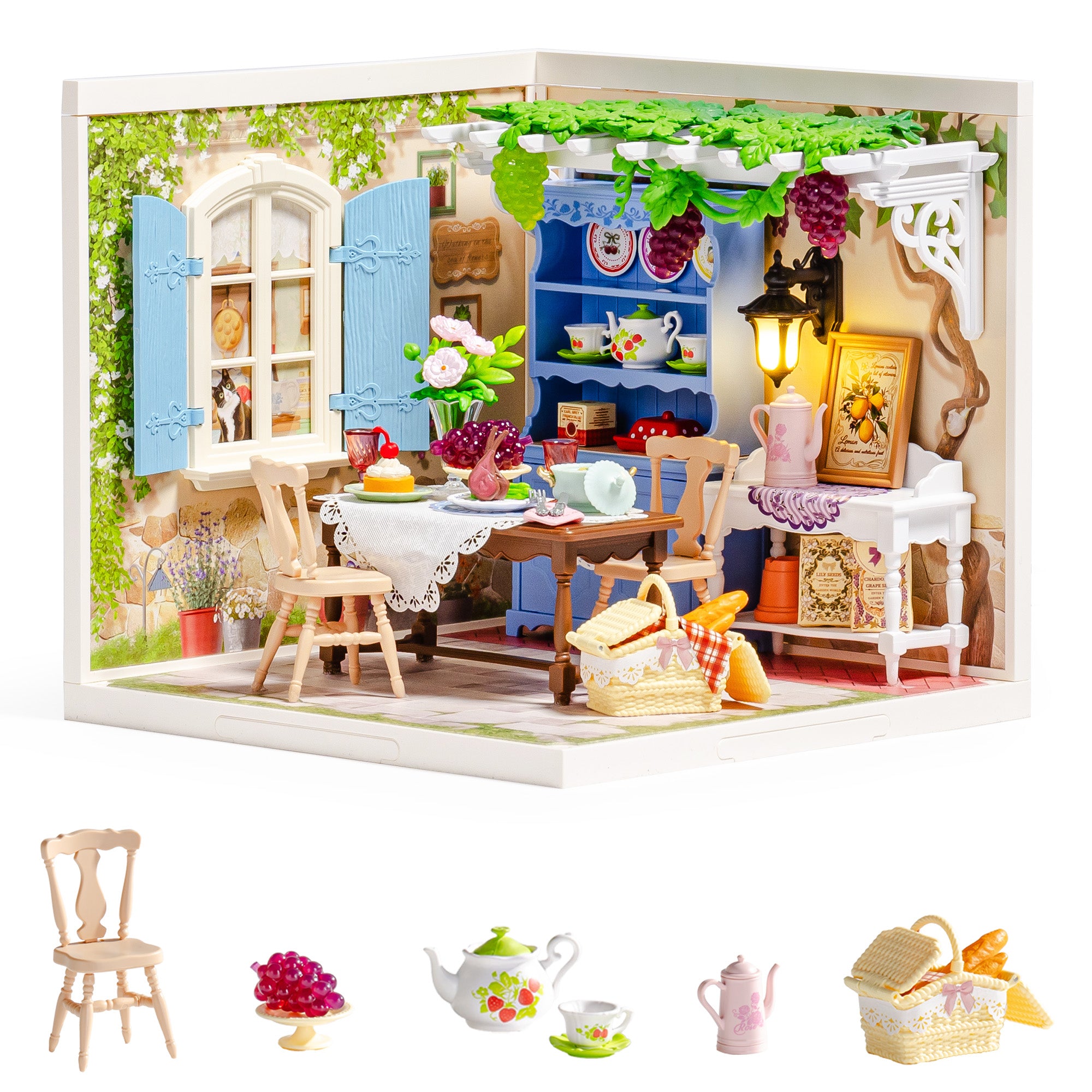 Countryside Mini House Collection – DIY Miniature House Kit (3 Designs)