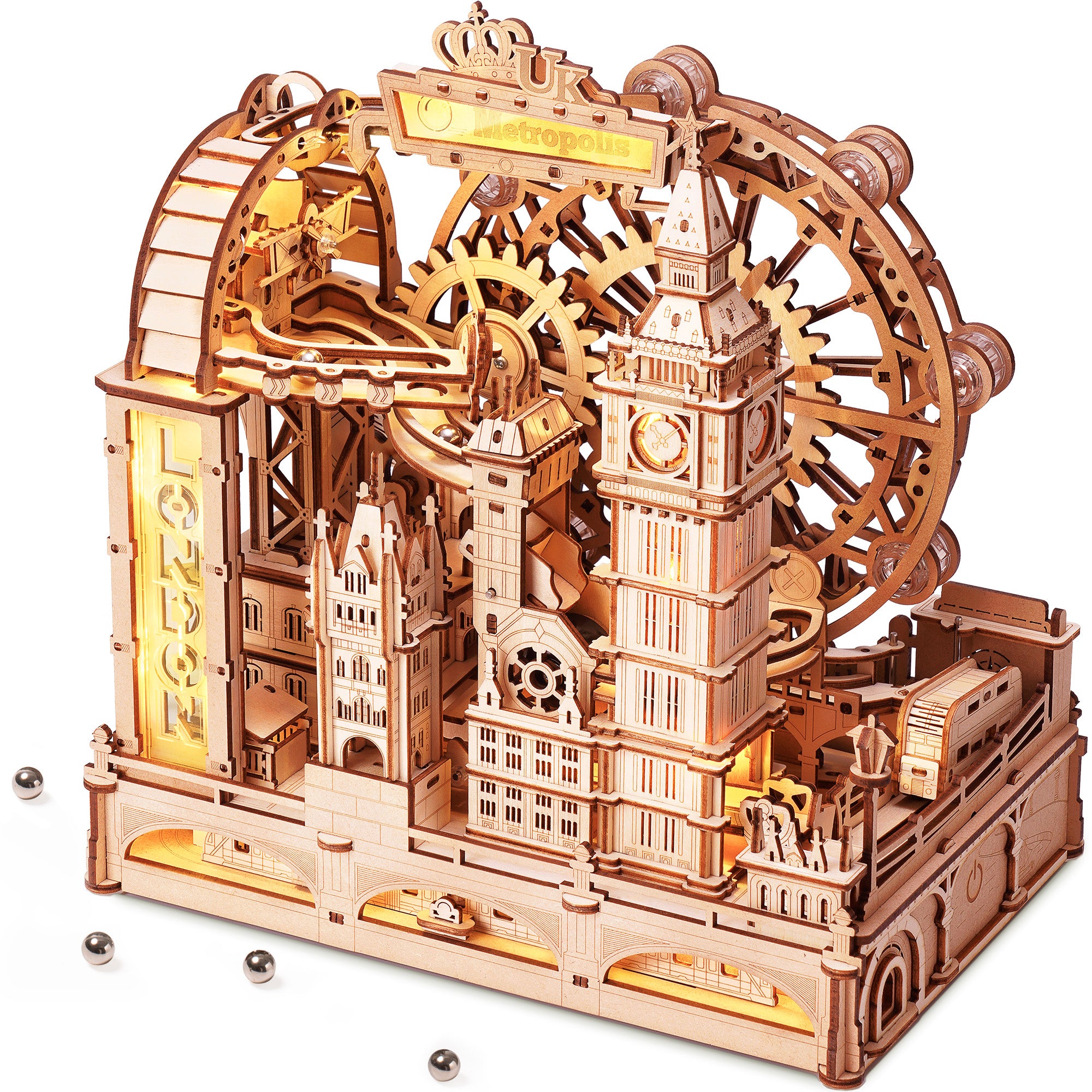 London Marble Run – Mechanical Model Kit