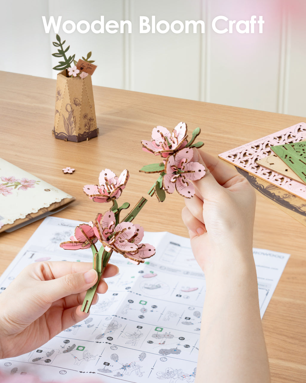 DIY Wooden Flowers – 16 Styles