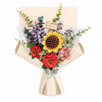 Forever Flower Bouquet – 3D Wooden Puzzle Kit