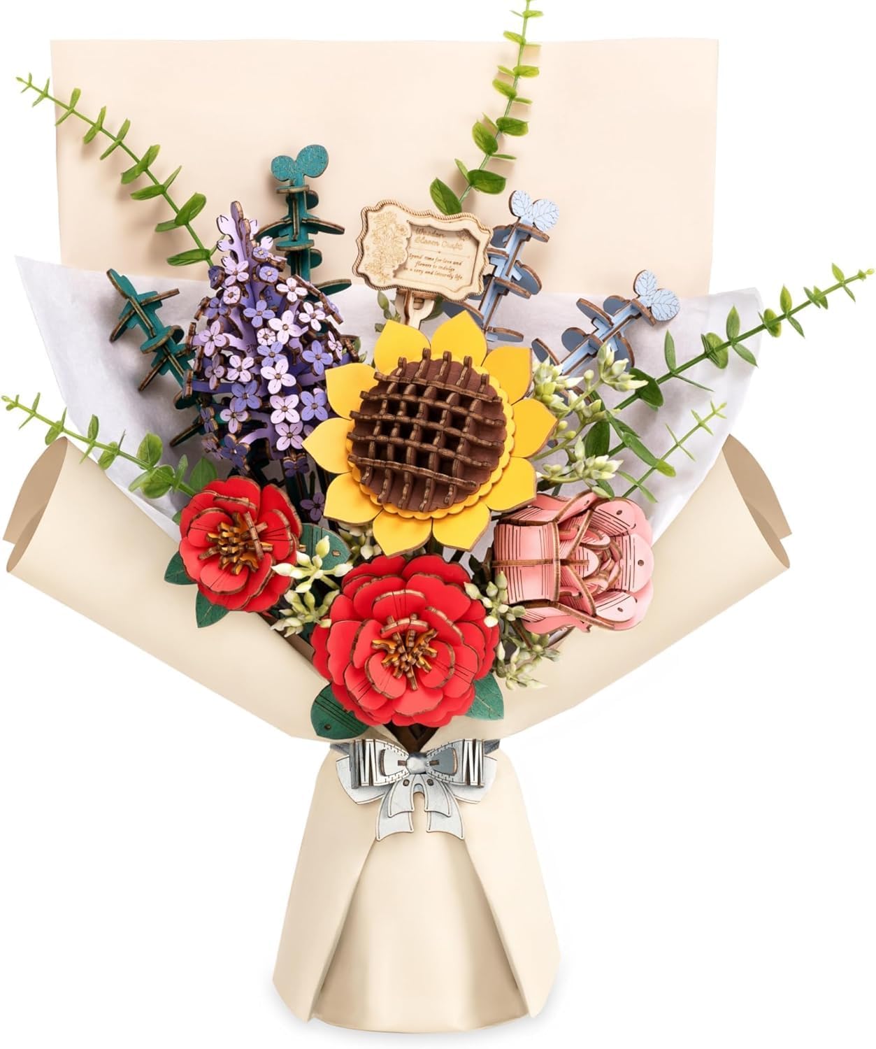 Forever Flower Bouquet – Wooden Model Kit