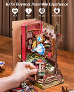 Wonderland Tree Book Nook – DIY Model Kit