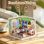 Countryside Mini House Collection – DIY Miniature House Kit (3 Designs)