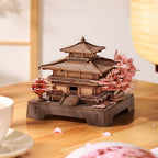 Rolife Sakura Pavilion – 3D Wooden Puzzle Kit