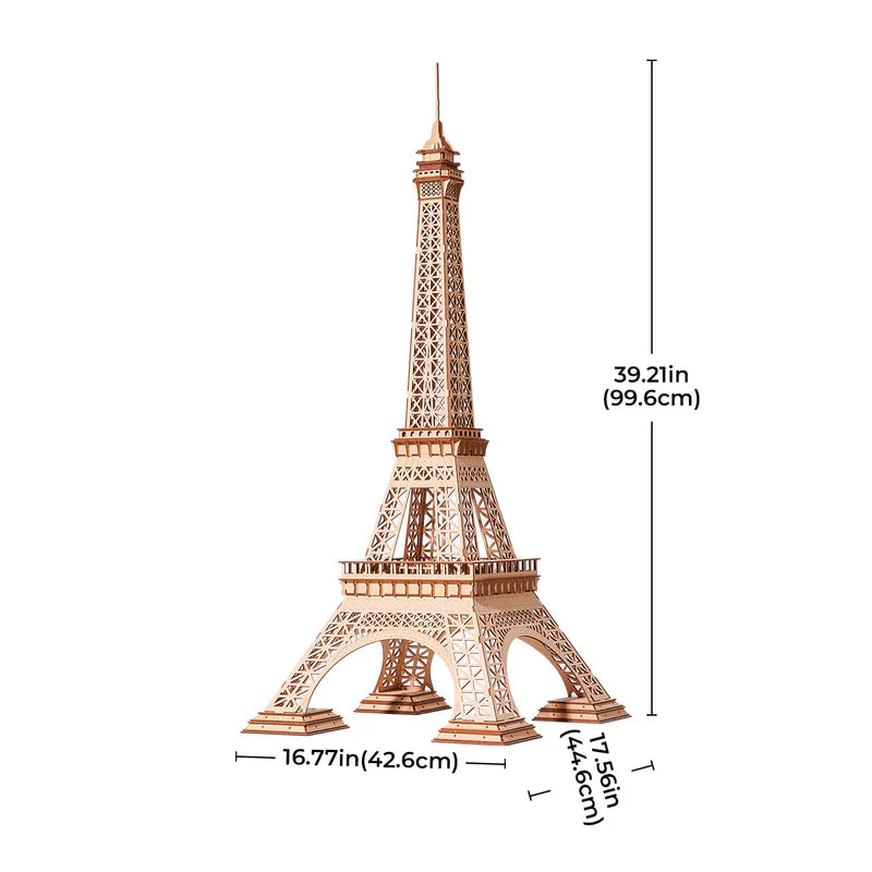Eiffel Tower Plus – 3D Wooden Puzzle Model Kit