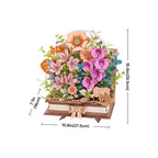 Wooden Blooming Book – DIY Wooden Flower Bouquet Kit