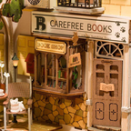 Book Nook Library Series – DIY Miniature Kit (4 Styles)
