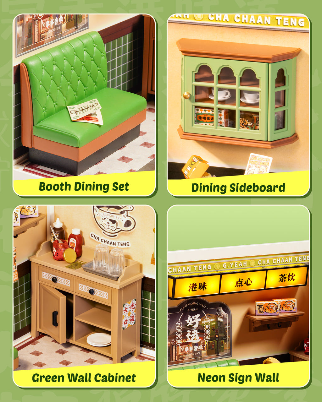 Hong Kong Bites Café – DIY Miniature House Kit